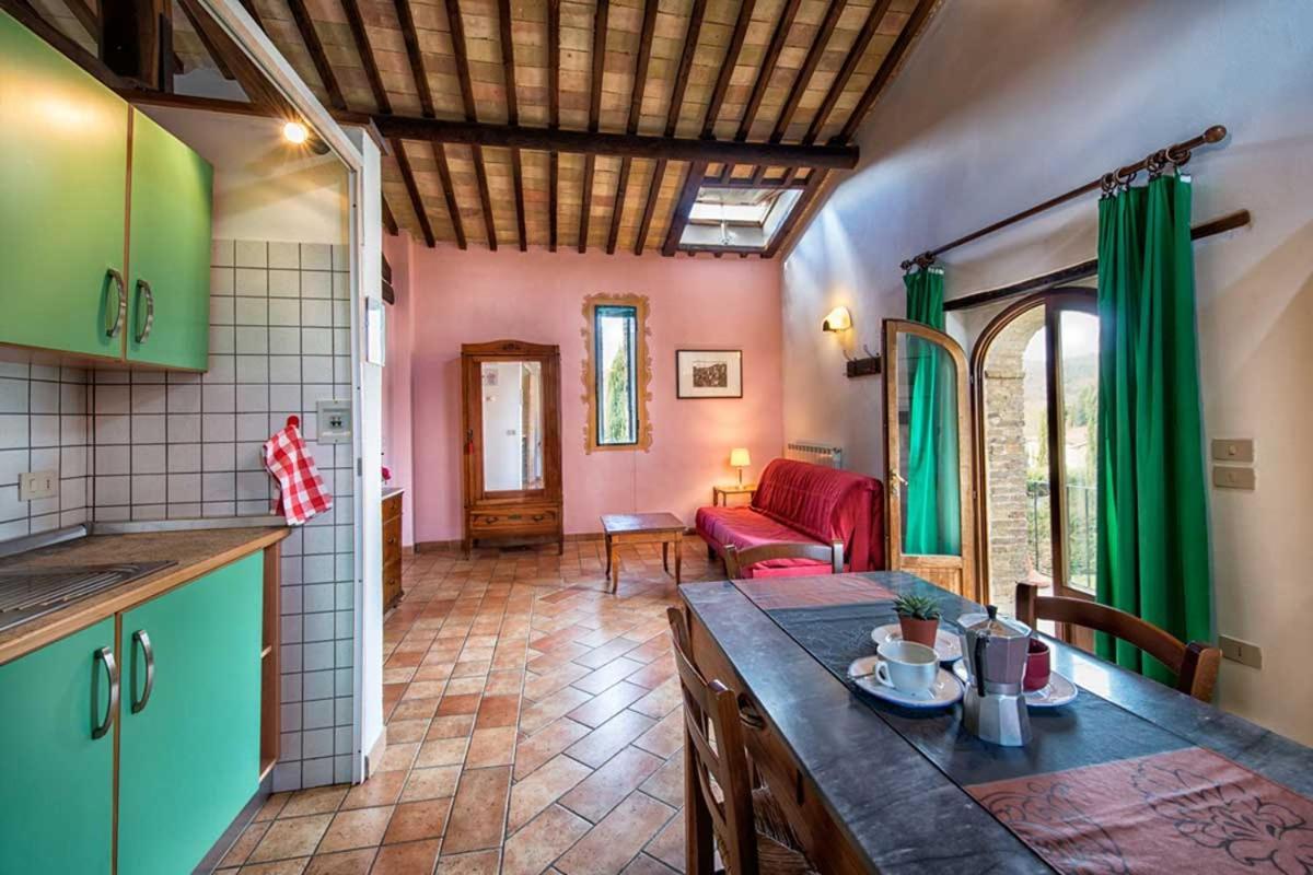 Croce Di Mezzo Villa Montalcino Exteriör bild